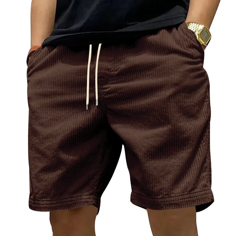LK® | Legere kurze Hose aus samtigem Ribstoff