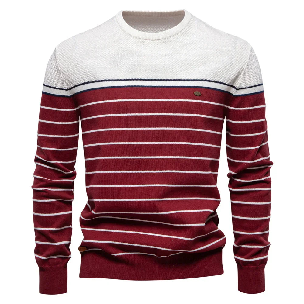 LK® | Herrenpullover mit Streifenmuster