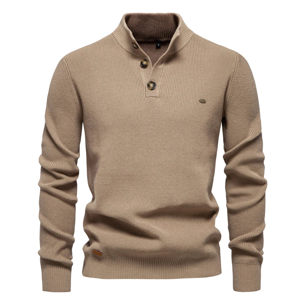 LK®  | Herrenpullover mit Knopfdessin