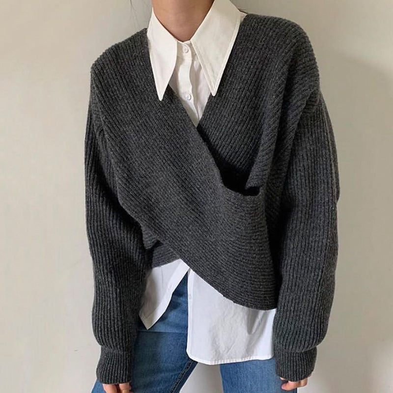 LK® | Eleganter Kreuzstrickpullover