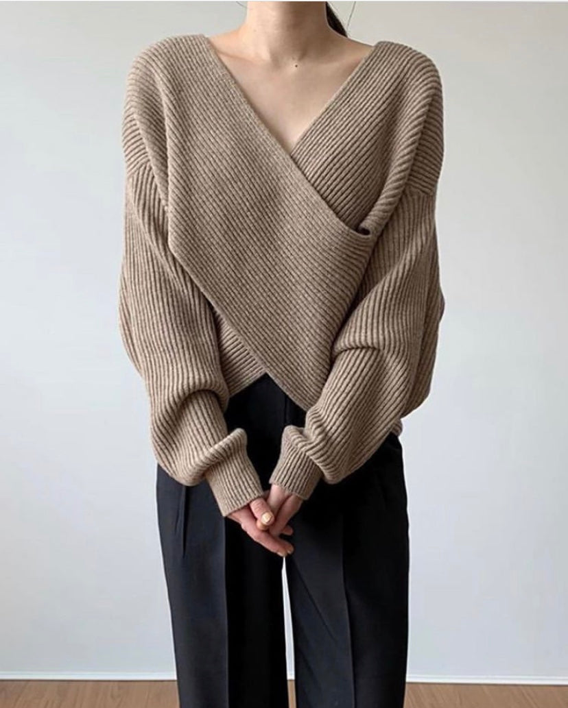 LK® | Eleganter Kreuzstrickpullover