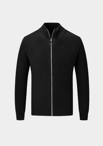 100% Merinowolle GESCHLOSSENER CARDIGAN