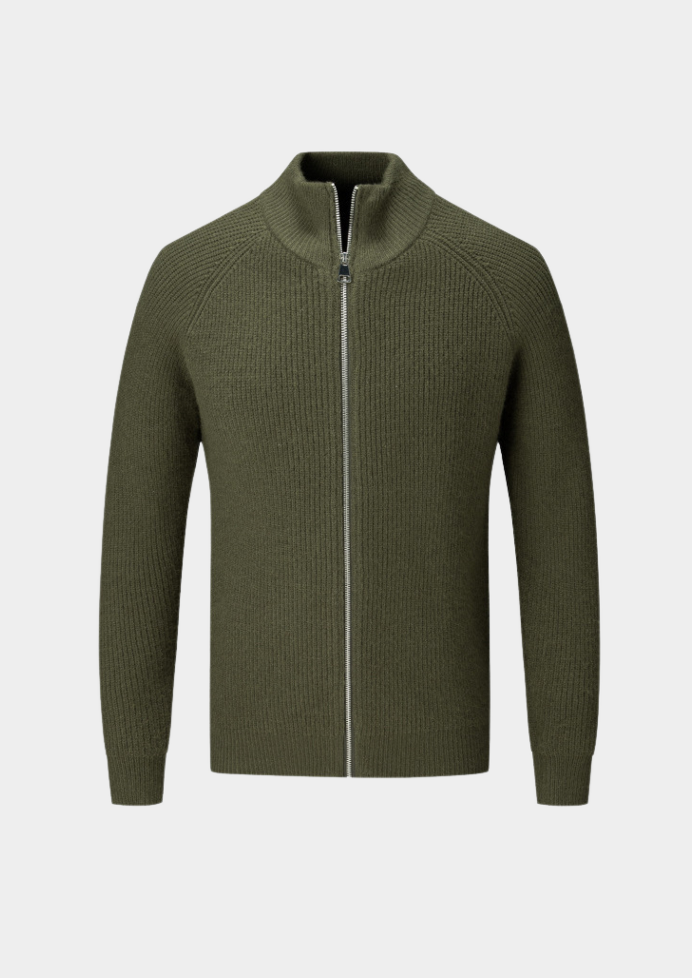 100% Merinowolle GESCHLOSSENER CARDIGAN