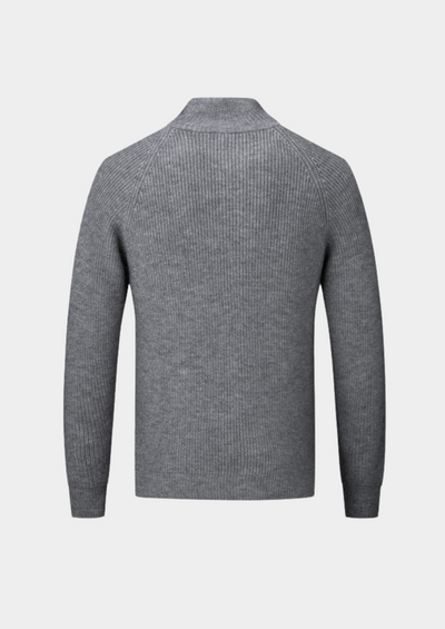 100% Merinowolle GESCHLOSSENER CARDIGAN