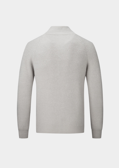 100% Merinowolle GESCHLOSSENER CARDIGAN