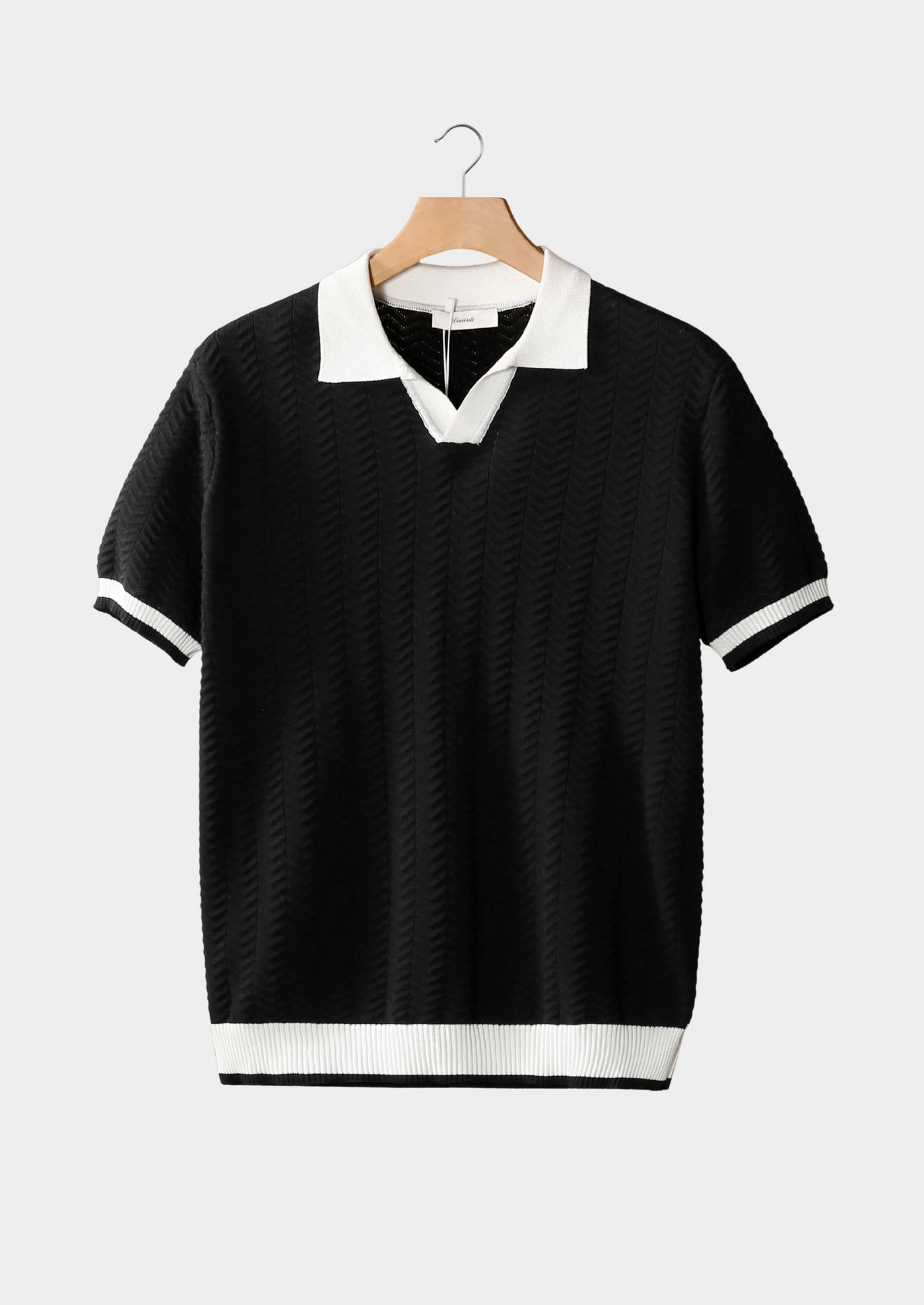 Kraus KONTRAST TEXTURED POLO SHIRT