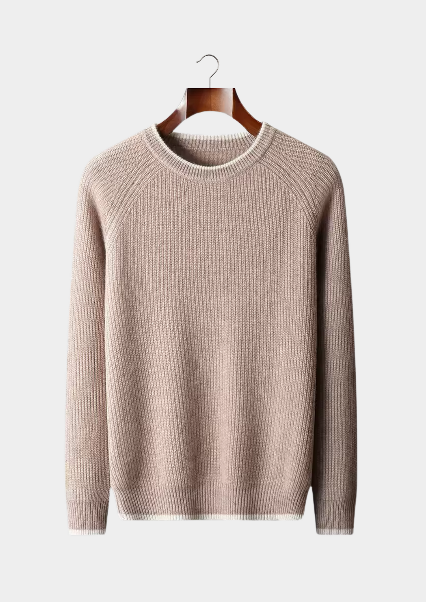 NOBA Two-Tone Wool Crewneck