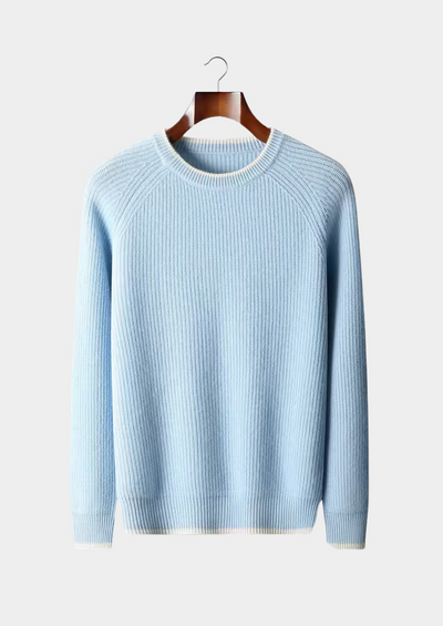 NOBA Two-Tone Wool Crewneck