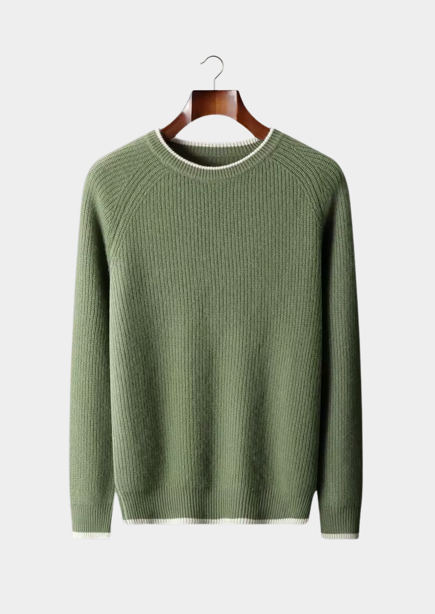 NOBA Two-Tone Wool Crewneck