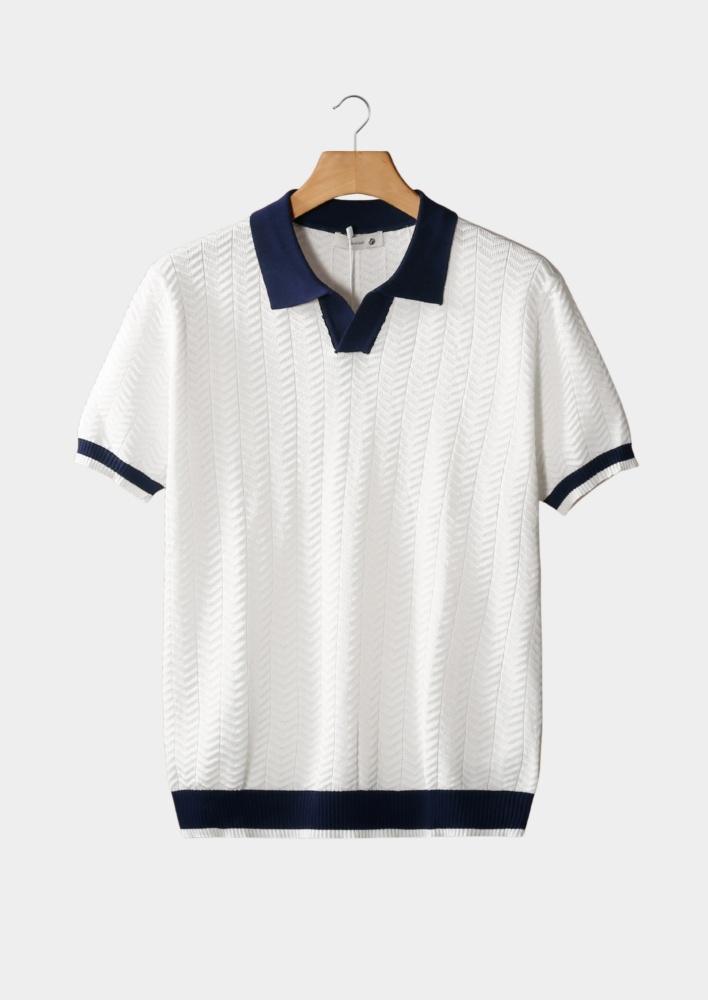Kraus KONTRAST TEXTURED POLO SHIRT