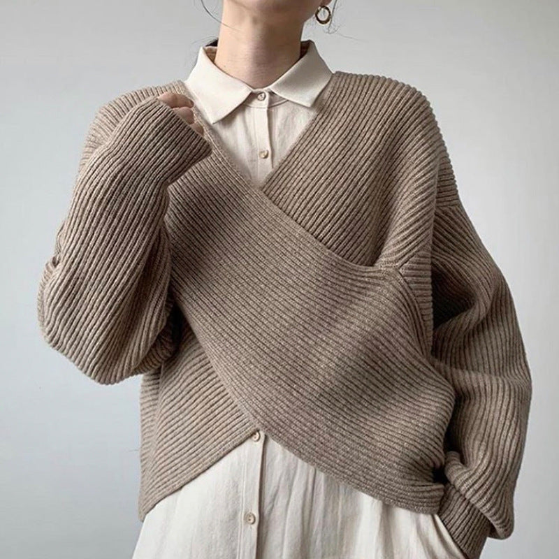 LK® | Eleganter Kreuzstrickpullover