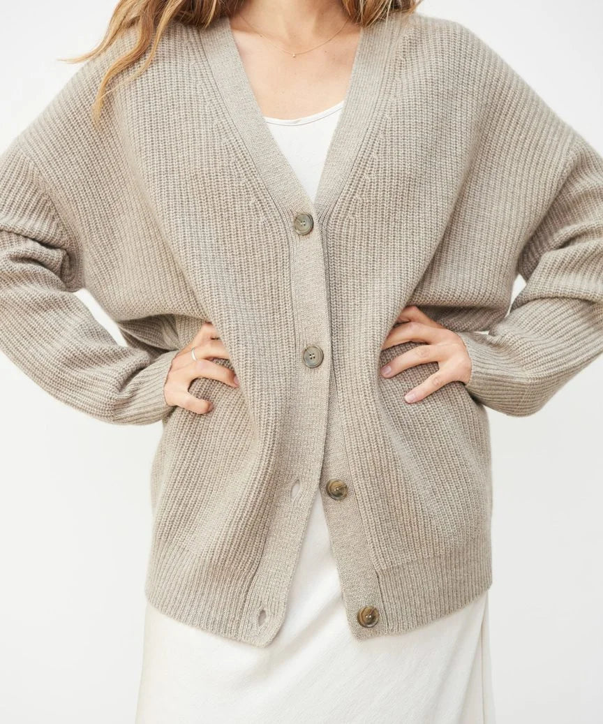 LK® | Eleganter Knopf-Cardigan