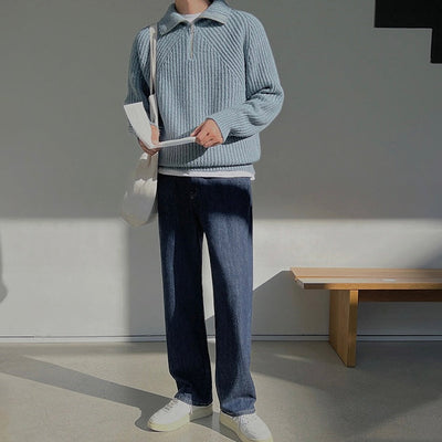 Azure Quarter-Zip Pullover