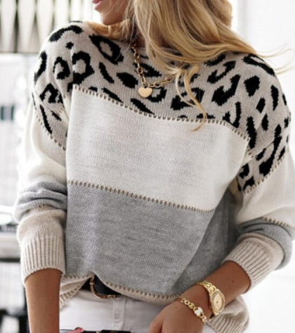 LK® | Pullover mit Leopardenmuster