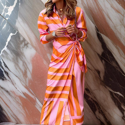 LK® | Kleid mit Wickeldruck