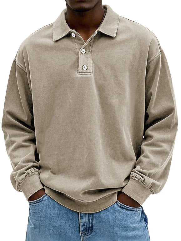 LK® | Vintage Hemd mit langen Ärmeln