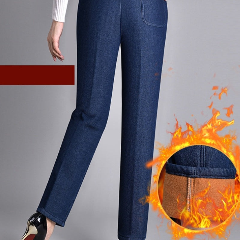 LK® | Damenjeans mit Seitentaschen und elastischem Bund