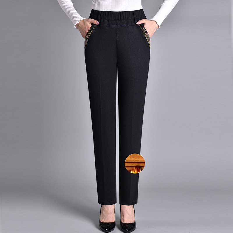 LK® | Damenjeans mit Seitentaschen und elastischem Bund